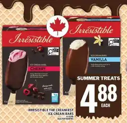 Food Basics Irresistible Ice Cream Bars offer