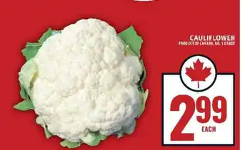 Food Basics CAULIFLOWER offer