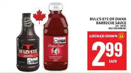 Food Basics Bull's-Eye or Diana Barbecue Sauce offer
