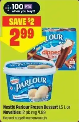 Chalo FreshCo Nestlé Parlour Frozen Dessert or Novelties offer