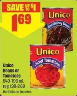 Chalo FreshCo Unico Beans or Tomatoes offer