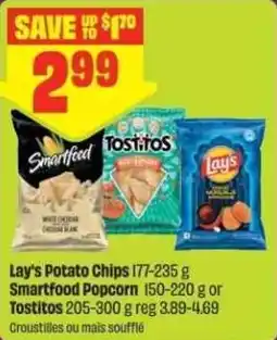Chalo FreshCo Lay's Potato Chips Smartfood Popcorn or Tostitos offer