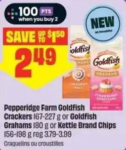 Chalo FreshCo Pepperidge Farm Goldfish Crackers or Goldfish Grahams or Kettle Brand Chips offer