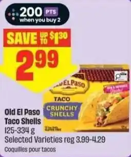 Chalo FreshCo Old El Paso Taco Shells offer