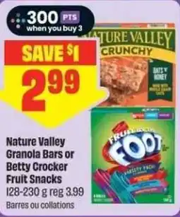 Chalo FreshCo Nature Valley Granola Bars or Betty Crocker Fruit Snacks offer