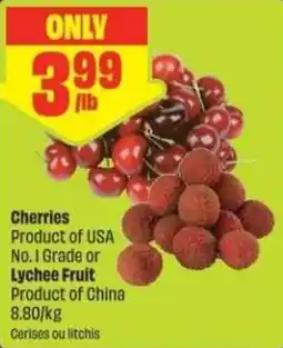 Chalo FreshCo Cherries or Lychee Fruit offer