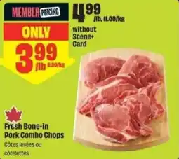 Chalo FreshCo Fresh Bone-in Pork Combo Chops offer