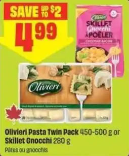 Chalo FreshCo Olivieri Pasta Twin Pack or Skillet Gnocchi offer