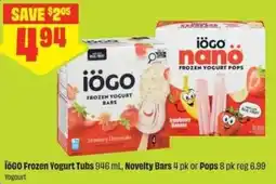 Chalo FreshCo ÏöGO Frozen Yogurt Tubs, Novelty Bars or Pops offer