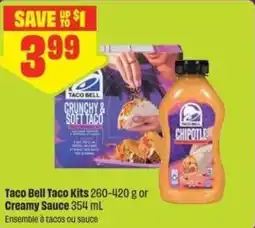 Chalo FreshCo Taco Bell Taco Kits or Creamy Sauce offer