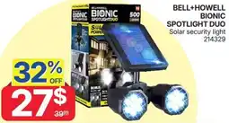 Rossy BELL+HOWELL BIONIC SPOTLIGHT DUO Solar security light offer