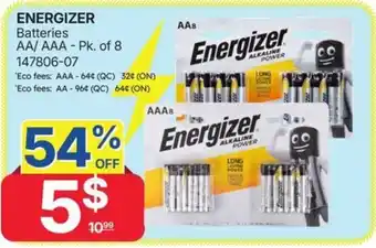 Rossy Energizer Batteries offer
