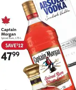 Sobeys Liquor Captain Morgan Spiced Rum offer