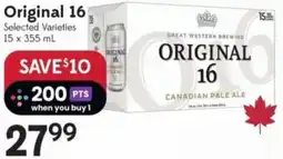 Sobeys Liquor Original 16 offer