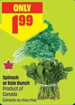 Chalo FreshCo Spinach or Kale Bunch offer