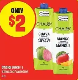 Chalo FreshCo Chalo! Juice offer