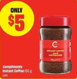 Chalo FreshCo Compliments Instant Coffee 1 offer