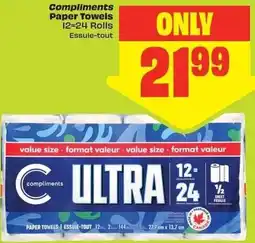 Chalo FreshCo Compliments Paper Towels offer