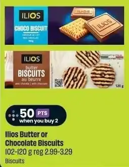 Chalo FreshCo Ilios Butter or Chocolate Biscuits offer