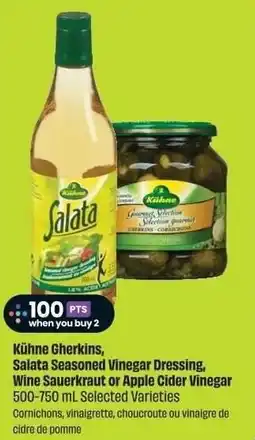 Chalo FreshCo Kühne Salata Seasoned Vinegar Dressing, Wine Sauerkraut or Apple Cider Vinegar offer