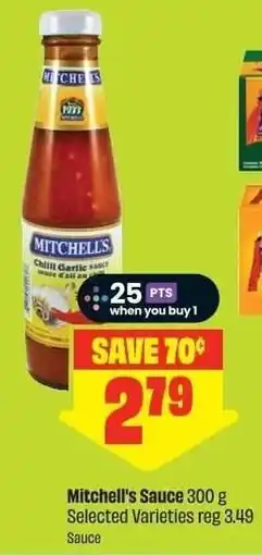 Chalo FreshCo Mitchell's Sauce offer