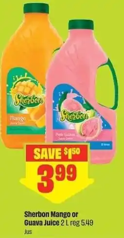 Chalo FreshCo Sherbon Mango or Guava Juice offer