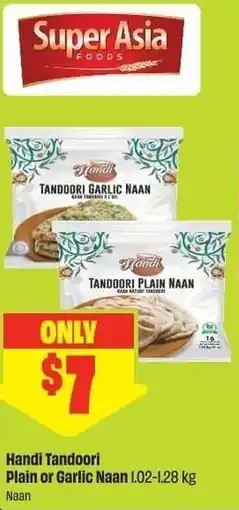 Chalo FreshCo Handi Tandoori Plain or Garlic Naan offer