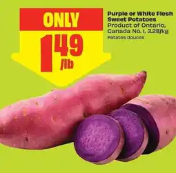 Chalo FreshCo Purple or White Flesh Sweet Potatoes offer