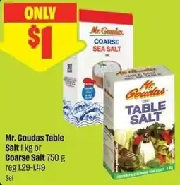 Chalo FreshCo Mr. Goudas Table Salt or Coarse Salt offer