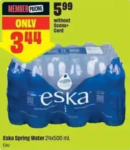 FreshCo Eska Spring Water offer
