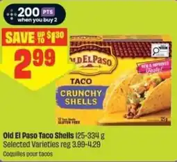 FreshCo Old El Paso Taco Shells offer