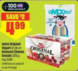 FreshCo Astro Original Yogurt Amooza! Cheese Snacks offer