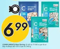 Sobeys COMPLIMENTS Raw Shrimp offer