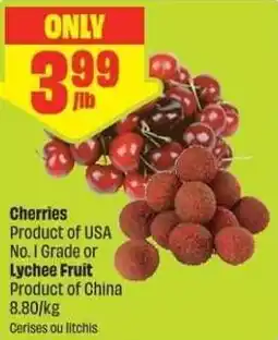 FreshCo Cherries or Lychee Fruit offer