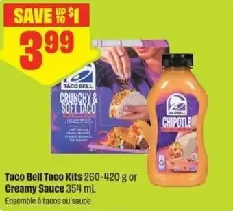 FreshCo Taco Bell Taco Kits or Creamy Sauce offer