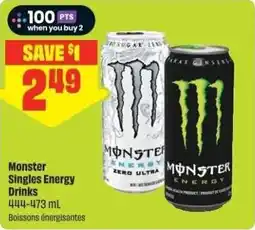 FreshCo Monster Singles Energy Drinks offer