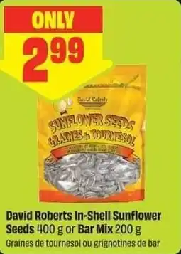 FreshCo David Roberts In-Shell Sunflower Seeds or Bar Mix offer