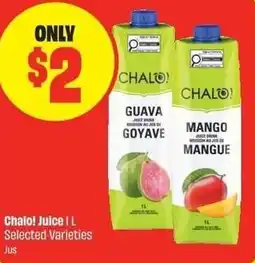 FreshCo Chalo! Juice offer