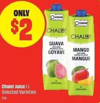 FreshCo Chalo! Juice offer