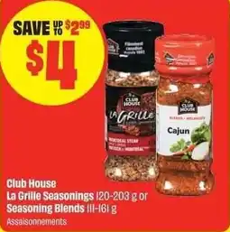 FreshCo Club House La Grille Seasonings or Seasoning Blends offer