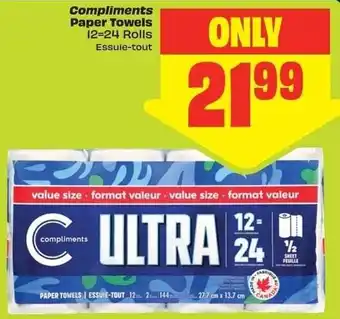 FreshCo Compliments Paper Towels offer