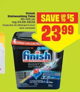 FreshCo Finish Dishwashing Tabs offer