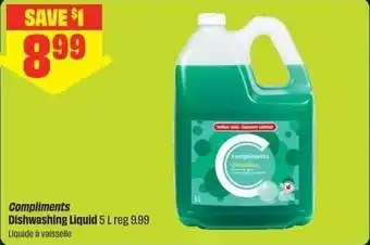 FreshCo Compliments Dishwashing Liquid offer