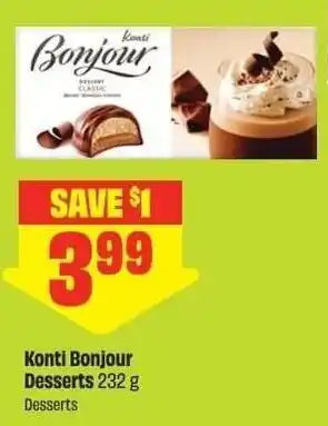 FreshCo Konti Bonjour Desserts offer