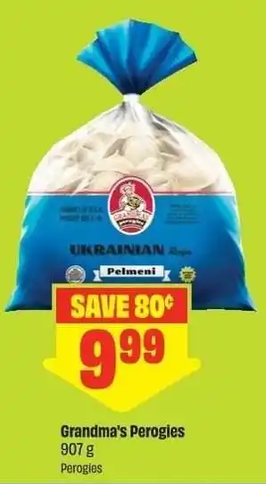 FreshCo Grandma's Perogies offer