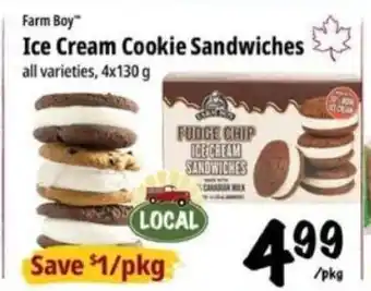 Farm Boy Farm Boy Ice Cream Cookie Sandwiches offer