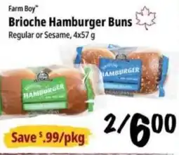 Farm Boy Farm Boy Brioche Hamburger Buns offer