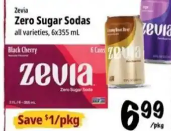 Farm Boy Zevia Zero Sugar Sodas offer