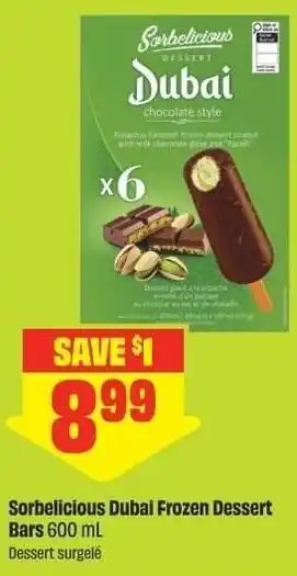 FreshCo Sorbelicious Dubai Frozen Dessert Bars offer