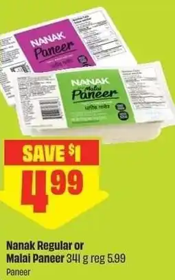 FreshCo Nanak Regular or Malai Paneer offer